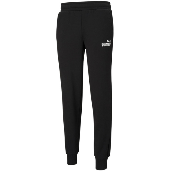 Spodnie męskie Puma ESS Logo Pants FL czarne 586714 01