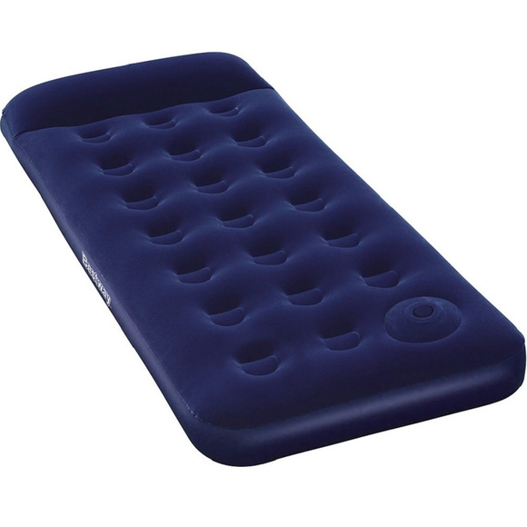 Materac welurowy jednoosobowy Bestway Pavillo niebieski 1,88 m x 99 cm x 28 cm 67224 6300