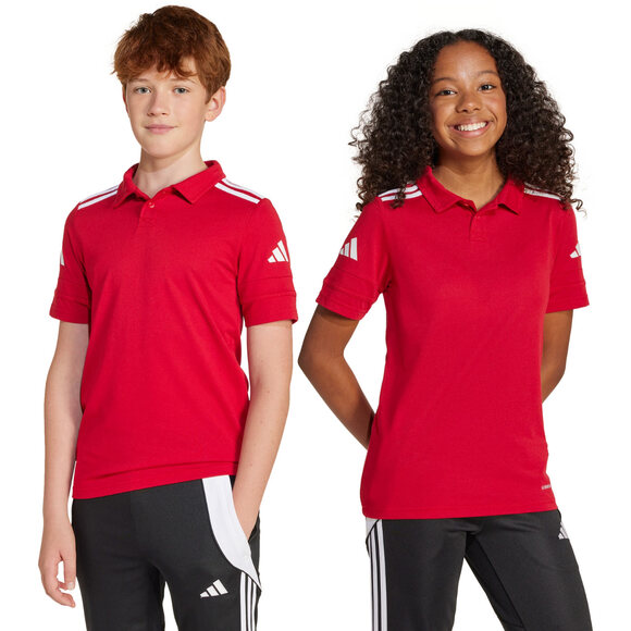 Koszulka dla dzieci adidas Squadra 25 Polo czerwona JY3411