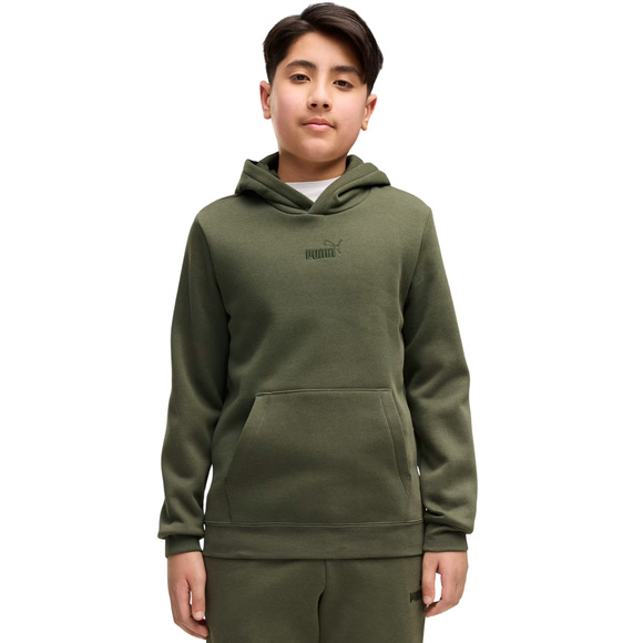 Bluza dla dzieci Puma ESS Small No.1 Logo Centered Hoodie khaki 692976 86