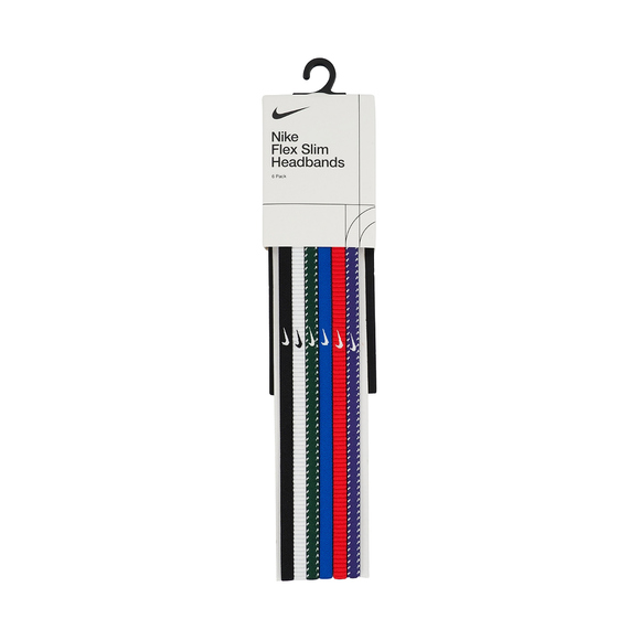 Opaski na włosy Nike Flex Slim Headbands 6 szt. N1011925475OS