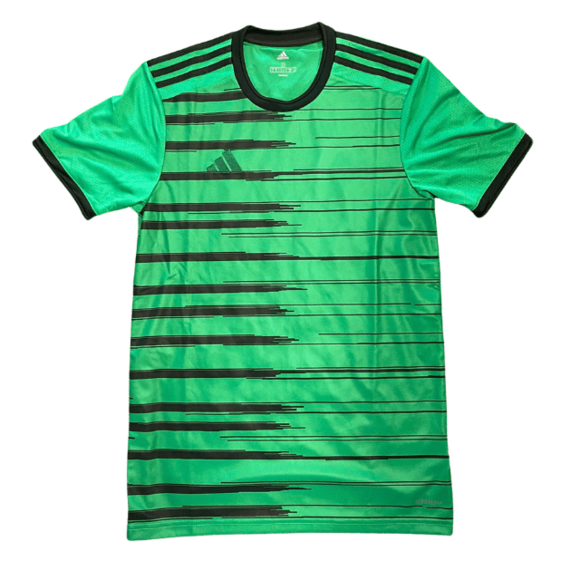 Koszulka dla dzieci adidas miComp21 zielono-czarna GL7247