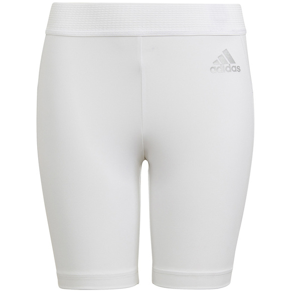 Spodenki dla dzieci adidas Techfit Tights białe H23163