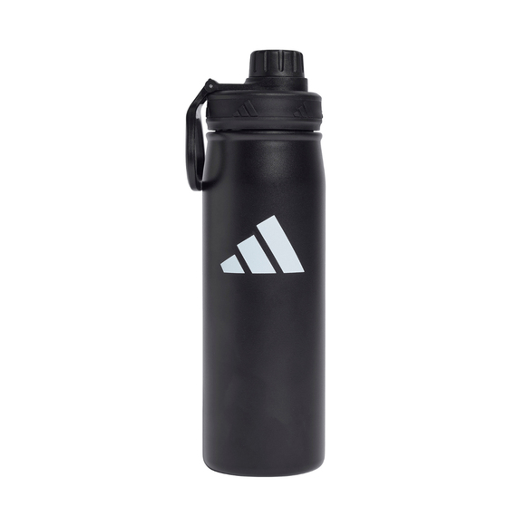 Bidon adidas Metal Bottle Screw Top 0.6 l czarna KC6412