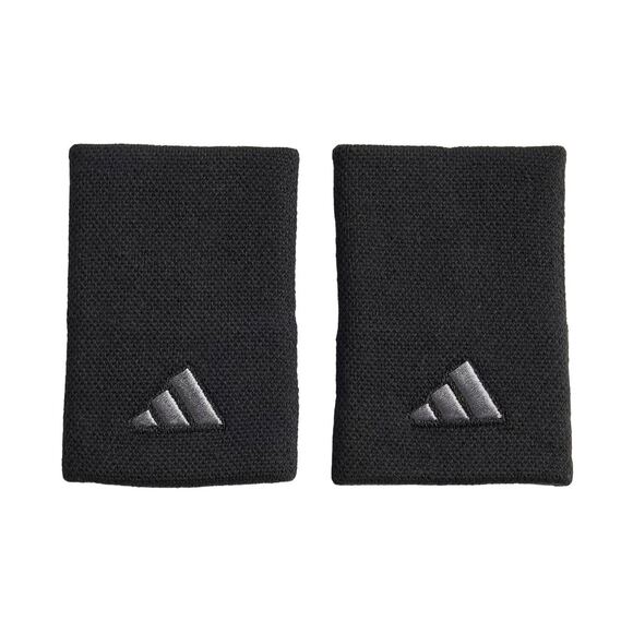 Frotki na rękę adidas Tennis Wristband Large 2 szt. czarne IA7544
