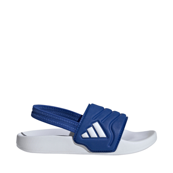 Klapki dla dzieci adidas Adilette Estrap 2.0 biało-niebieskie HQ9196