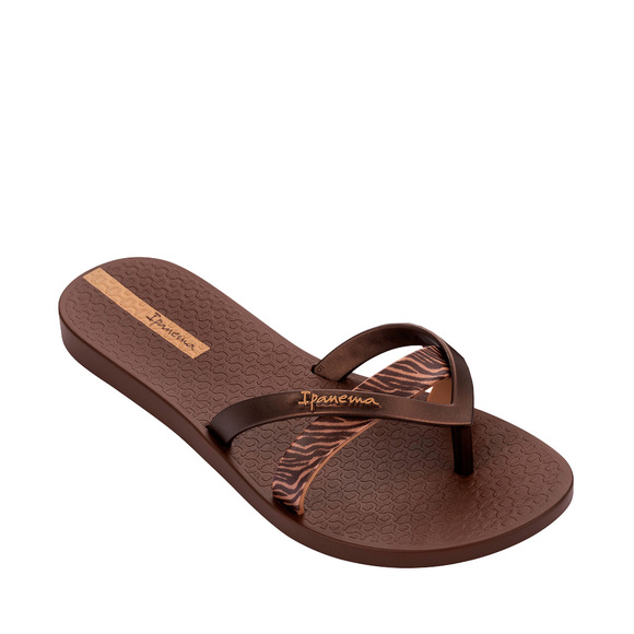 Klapki damskie Ipanema Kirei Chic brązowe 83673-BP254