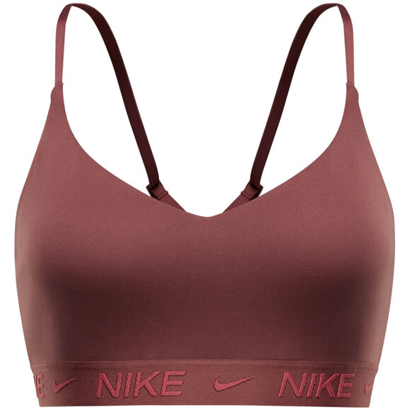 Stanik sportowy Nike Dri-Fit Indy brązowy FD1062 219 