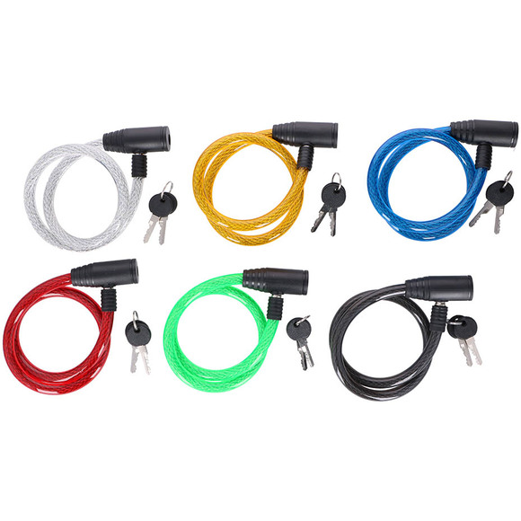 Zapięcie rowerowe Dunlop cable lock D12mm 65 cm ST 6ass  2082646