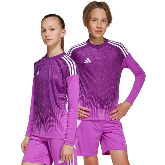 Koszulka bramkarska dla dzieci adidas Tiro 25 Competition fioletowa JJ1934