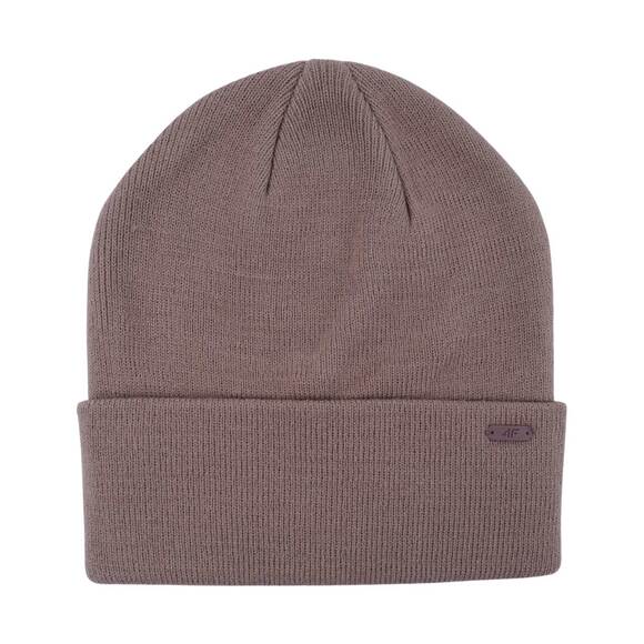 Czapka 4F U622 ciemny brązowy 4FWAW25ACAPU622 80S