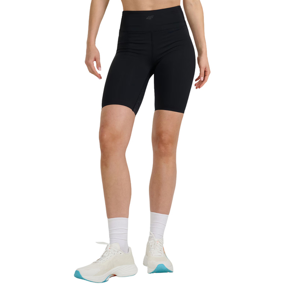 Legginsy damskie krótkie 4F FNK F048 głęboka czerń 4FWAW25TFSTF048 20S