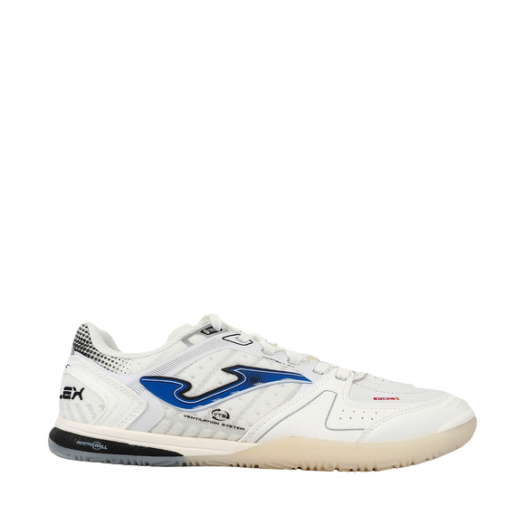 Buty piłkarskie Joma Top Flex Ultralight Indoor 2602 biało-niebieskie TFUW2602IN