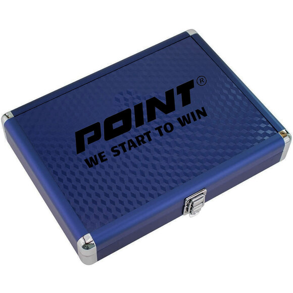 Futerał Point aluminiowy niebieski