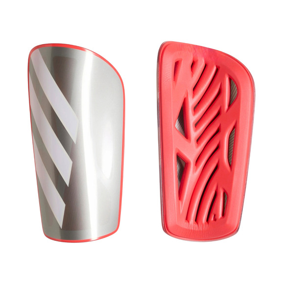 Ochraniacze piłkarskie adidas Tiro League srebrno-czerwone KB0297 