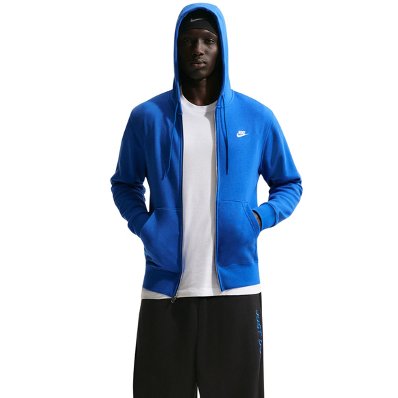 Bluza męska Nike Club BB FZ Hoodie niebieska FN3861 480