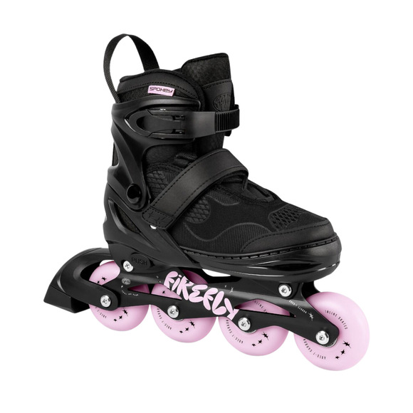 Łyżworolki Spokey Firefly czarno-różowe 946365-946366