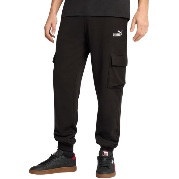 Spodnie męskie Puma ESS No.1 Logo Cargo czarne 682661 01