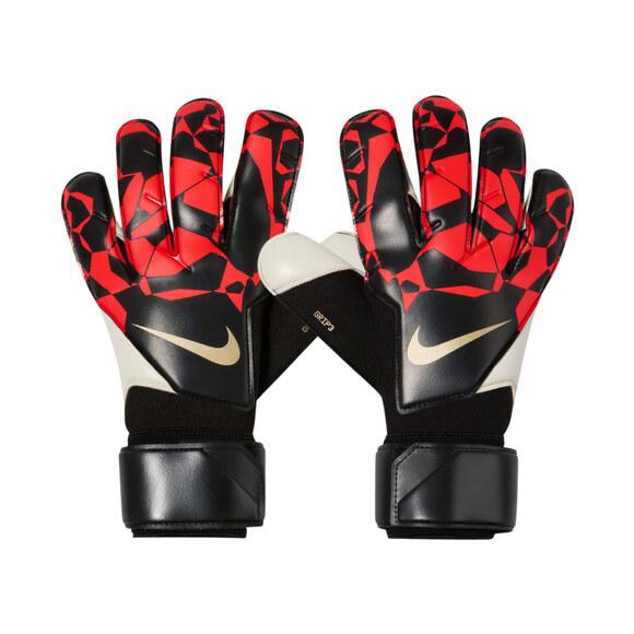 Rękawice bramkarskie Nike Grip3 czarno-czerwono-białe HQ0256 010