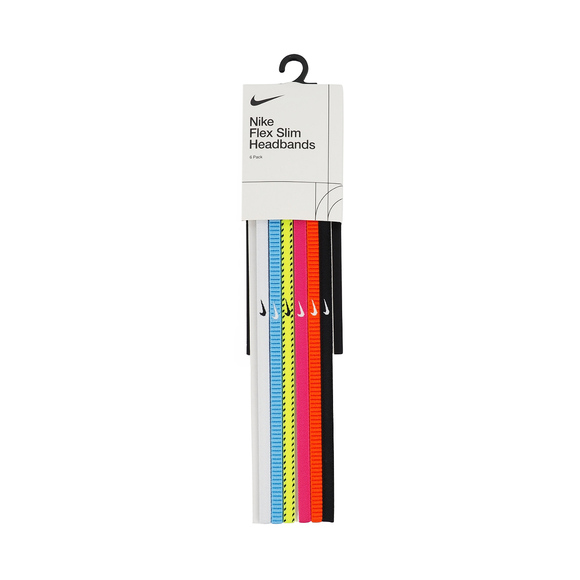 Opaski na włosy Nike Flex Slim Headbands 6 szt. N1011925702OS