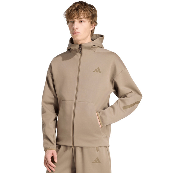Bluza męska adidas Z.N.E. Full Zip beżowa KF3828