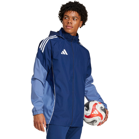 Kurtka męska adidas Tiro 25 Competition All-Weather niebieska JI6543
