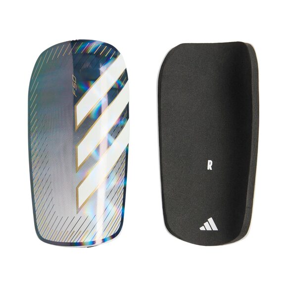 Ochraniacze piłkarskie adidas F50 EU Club szaro-czarne KV9014