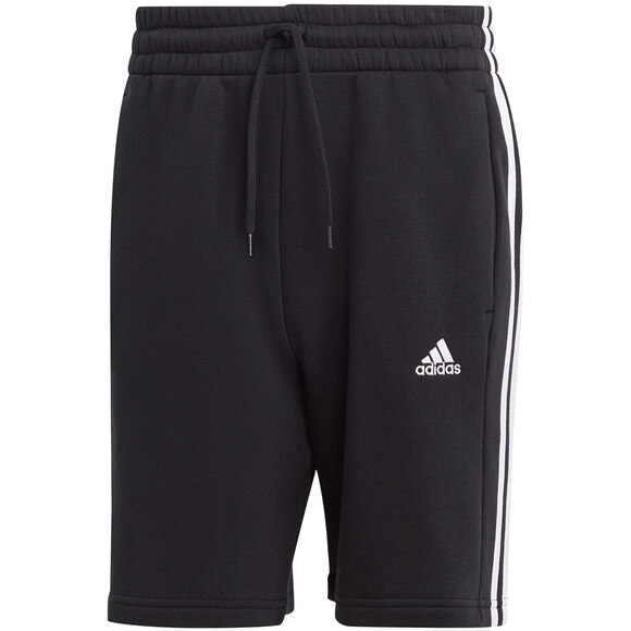 Spodenki męskie adidas Essentials Fleece 3-Stripes czarne IB4026