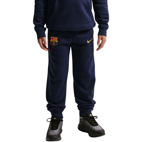 Spodnie dla dzieci Nike FC Barcelona Club granatowe II3962 498