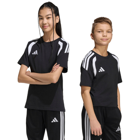 Koszulka dla dzieci adidas Tiro 26 League Tee czarna JY7226