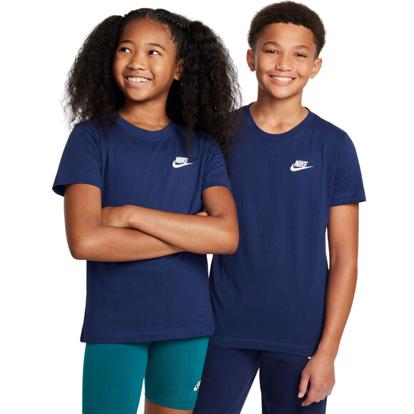 Koszulka dla dzieci Nike Sportswear granatowa FZ5177 410