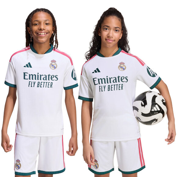 Koszulka dla dzieci adidas Real Madrid 26/27 Home Jersey biała KC3993
