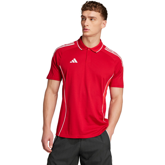Koszulka męska adidas Tiro 25 Competition Polo czerwona JY1805