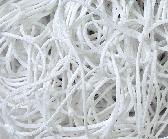 Siatka do piłki ręcznej Netex 3 m x 2m PE 3mm biała    