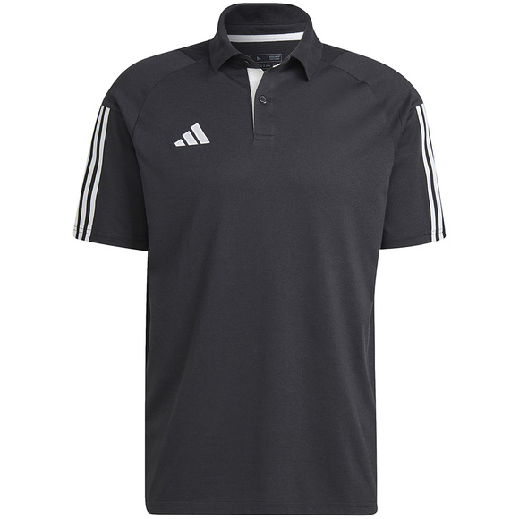 Koszulka męska adidas Tiro 23 Competition Polo czarna HK8051