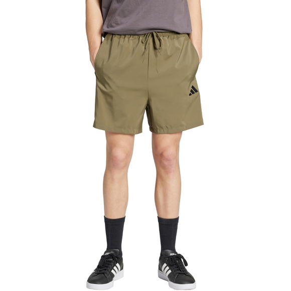 Spodenki męskie adidas Essentials 3-Stripes Chelsea oliwkowe JW1901 