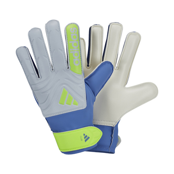 Rękawice bramkarskie dla dzieci adidas Copa Club Goalkeeper niebieskie JH3791
