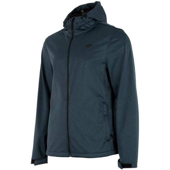 Kurtka męska 4F softshell ciemny granat melanż H4Z22 SFM350 30M