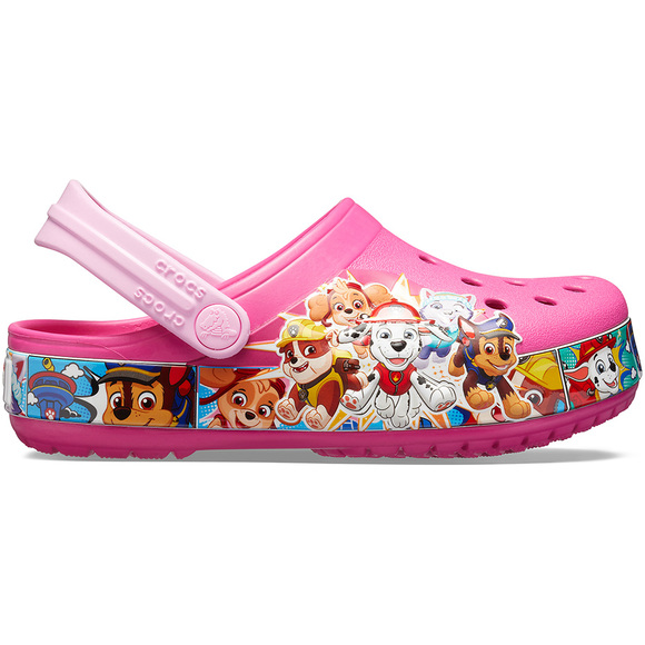 Crocs dla dzieci Fl Paw Patrol Band Clog różowe 205509 670 