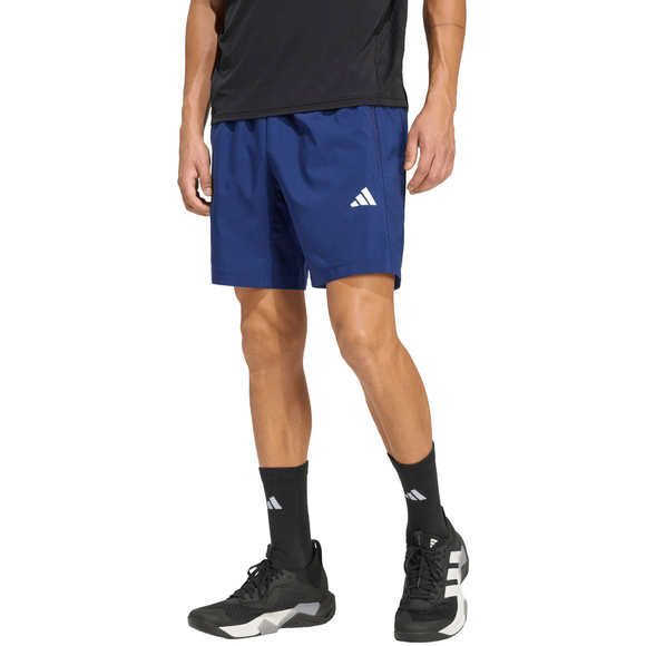 Spodenki męskie adidas Workout Essentials Base Woven granatowe KD2947