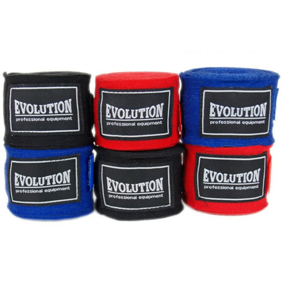 Bandaż bokserski Evolution SB-300 niebieski