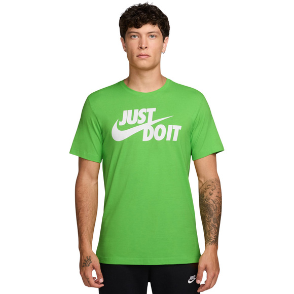 Koszulka męska Nike Tee Just Do It Swoosh zielona AR5006 308