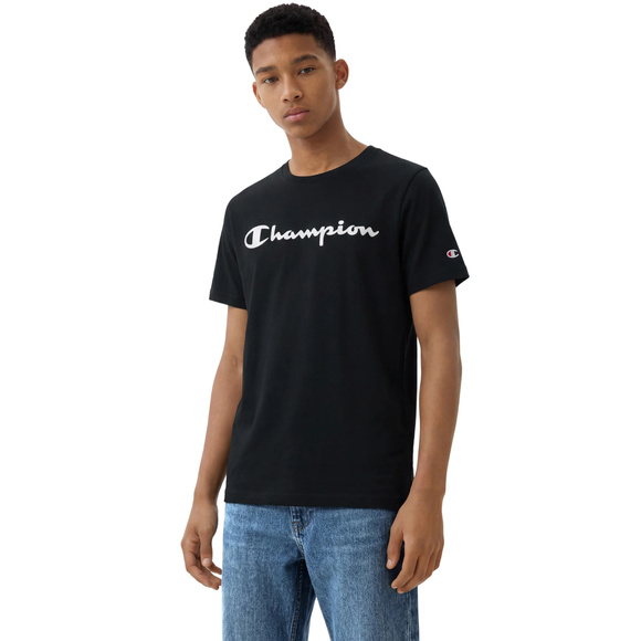 Koszulka dla dzieci Champion SS Tee czarna 307322 KK001