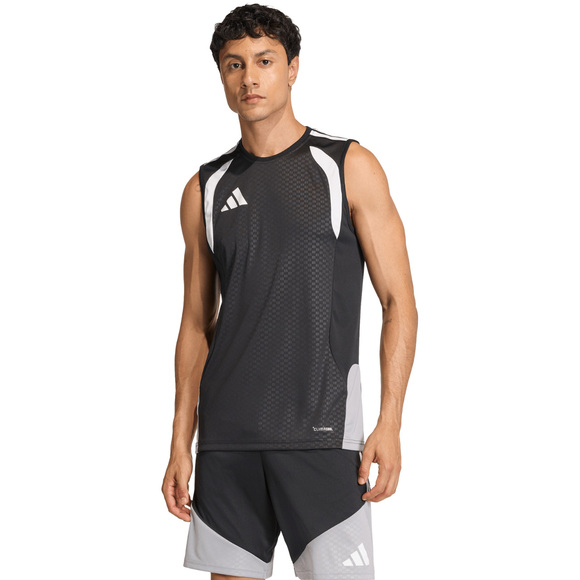 Koszulka męska adidas Tiro 26 Competition Sleeveless Jersey czarna JX4253