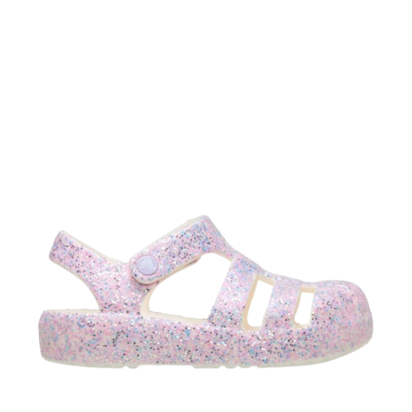 Sandały dla dzieci Crocs Classic Glitter Fismerman różowe 212644 0WV