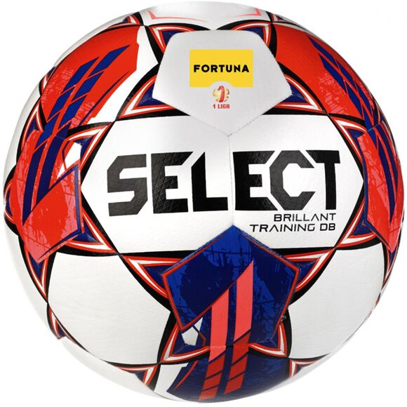 Piłka nożna Select Derbystar v23 Brillant Training DB biało-czerwono-niebieska 18180