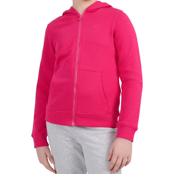 Bluza dla dziewczynki 4F F2765 fuksja 4FJWAW26TSWSF2765 55S