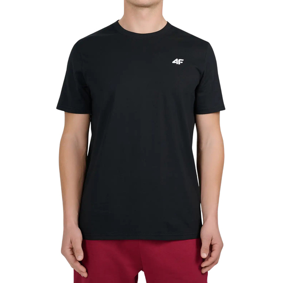 Koszulka męska 4F M3341 głęboka czerń 4FWMM00TTSHM3341 20S