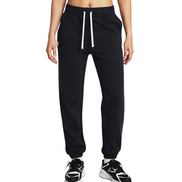 Spodnie damskie Under Armour Rival Terry Jogger czarne 1382735 002