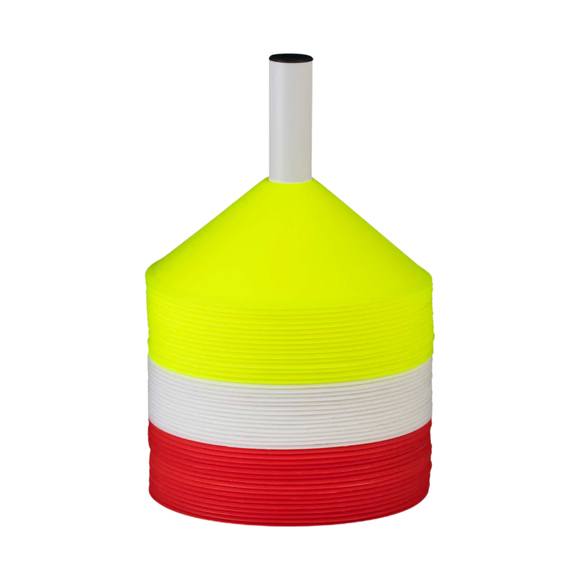 Pachołki treningowe Select 48 szt. żółte, czerwone, białe 800022